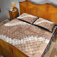 Hawaii Aloha Quilt Bed Set Beige Quilt Patch Work Mix Plumeria Lei LT7 - Polynesian Pride