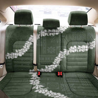 Hawaii Aloha Back Car Seat Cover Sage Quilt Patch Work Mix Plumeria Lei LT7 - Polynesian Pride