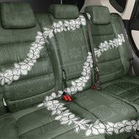 Hawaii Aloha Back Car Seat Cover Sage Quilt Patch Work Mix Plumeria Lei LT7 - Polynesian Pride