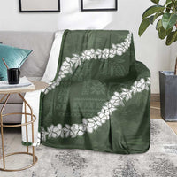 Hawaii Aloha Blanket Sage Quilt Patch Work Mix Plumeria Lei LT7 - Polynesian Pride