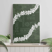Hawaii Aloha Canvas Wall Art Sage Quilt Patch Work Mix Plumeria Lei LT7 - Polynesian Pride