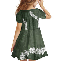 Hawaii Aloha Family Matching Summer Maxi Dress and Hawaiian Shirt Sage Quilt Patch Work Mix Plumeria Lei LT7 - Polynesian Pride