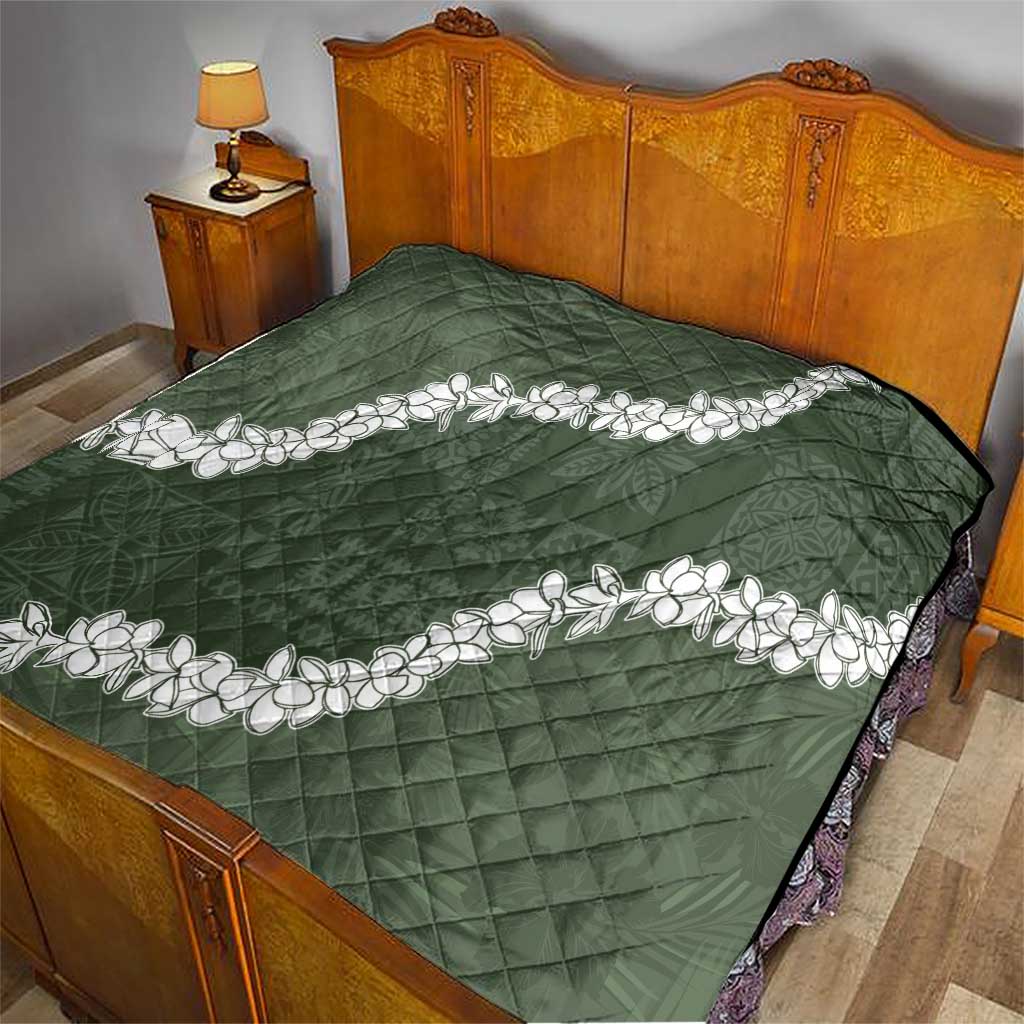 Hawaii Aloha Quilt Sage Quilt Patch Work Mix Plumeria Lei