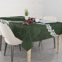 Hawaii Aloha Tablecloth Sage Quilt Patch Work Mix Plumeria Lei LT7 - Polynesian Pride