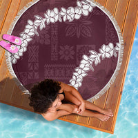 Hawaii Aloha Beach Blanket Champange Quilt Patch Work Mix Plumeria Lei LT7 - Polynesian Pride