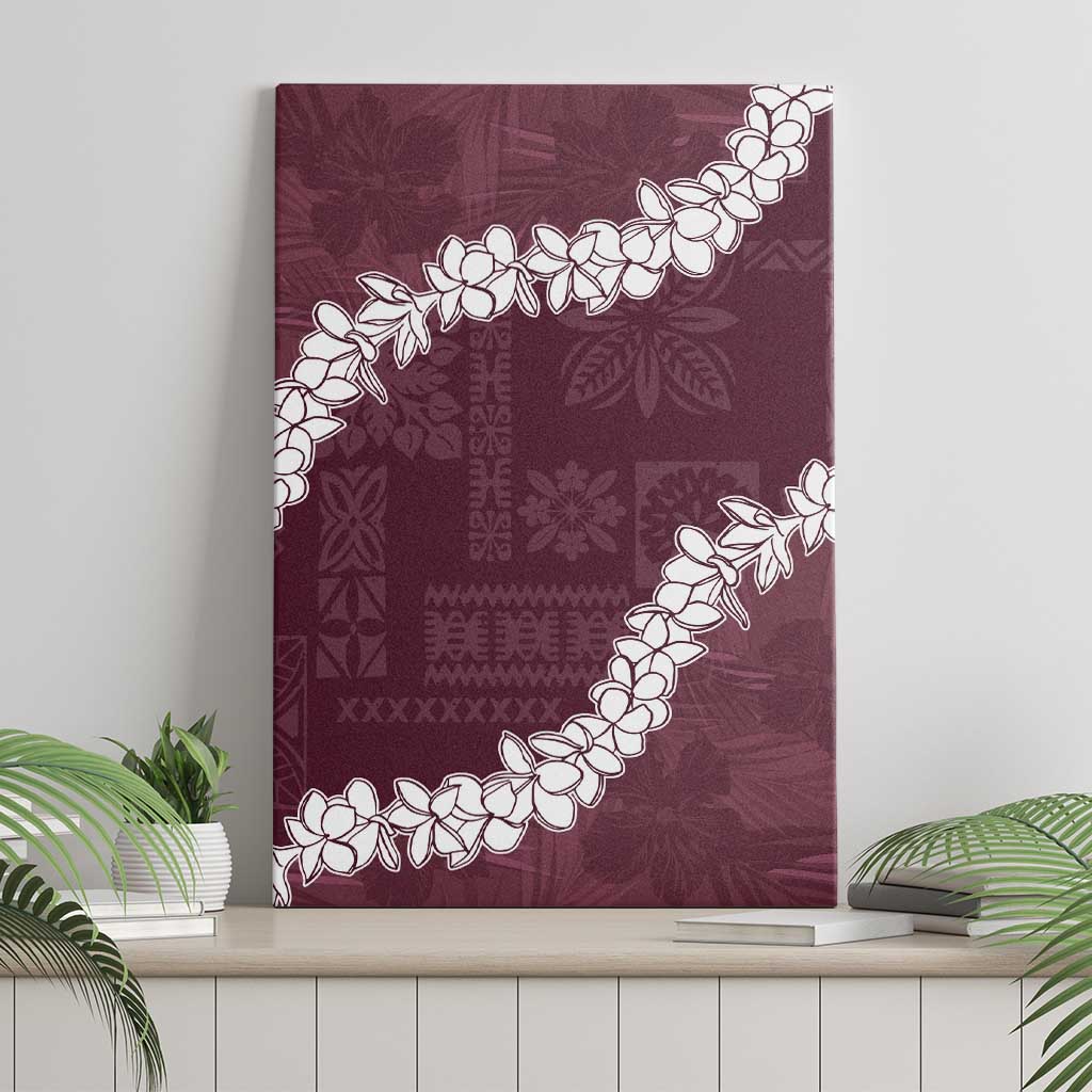 Hawaii Aloha Canvas Wall Art Champange Quilt Patch Work Mix Plumeria Lei LT7 - Polynesian Pride