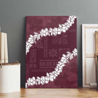 Hawaii Aloha Canvas Wall Art Champange Quilt Patch Work Mix Plumeria Lei LT7 - Polynesian Pride