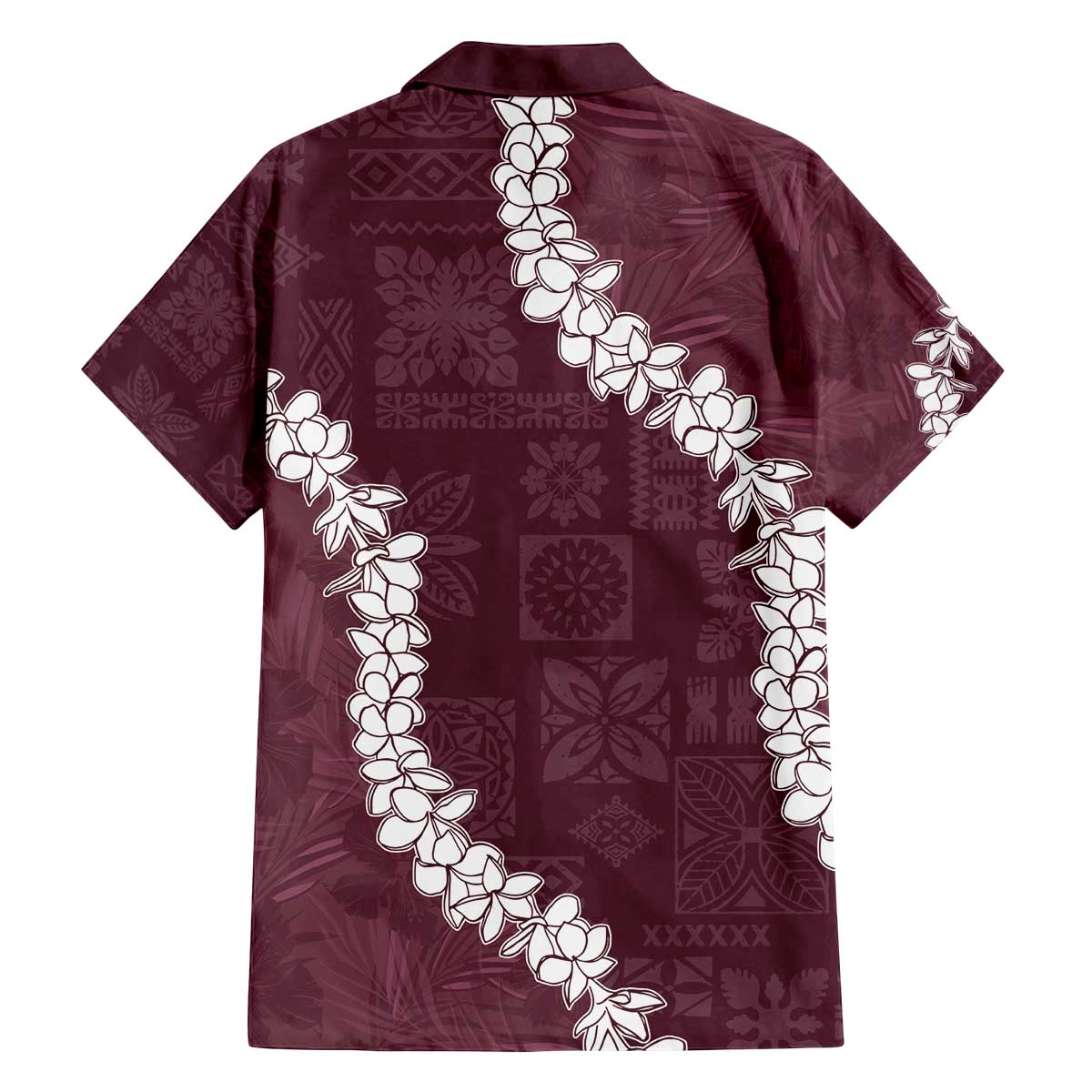 Hawaii Aloha Family Matching Puletasi and Hawaiian Shirt Champange Quilt Patch Work Mix Plumeria Lei LT7 - Polynesian Pride