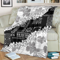 Hawaii Aloha Blanket White Quilt Patch Work Mix Plumeria Lei LT7 - Polynesian Pride