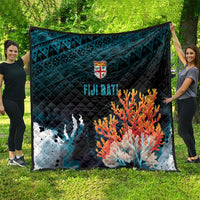 Fiji Bati Rugby Viti Masi Quilt Coral Motifs LT7 - Polynesian Pride