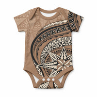 Tonga Ngatu Baby Onesie Tokelau Classic Motifs