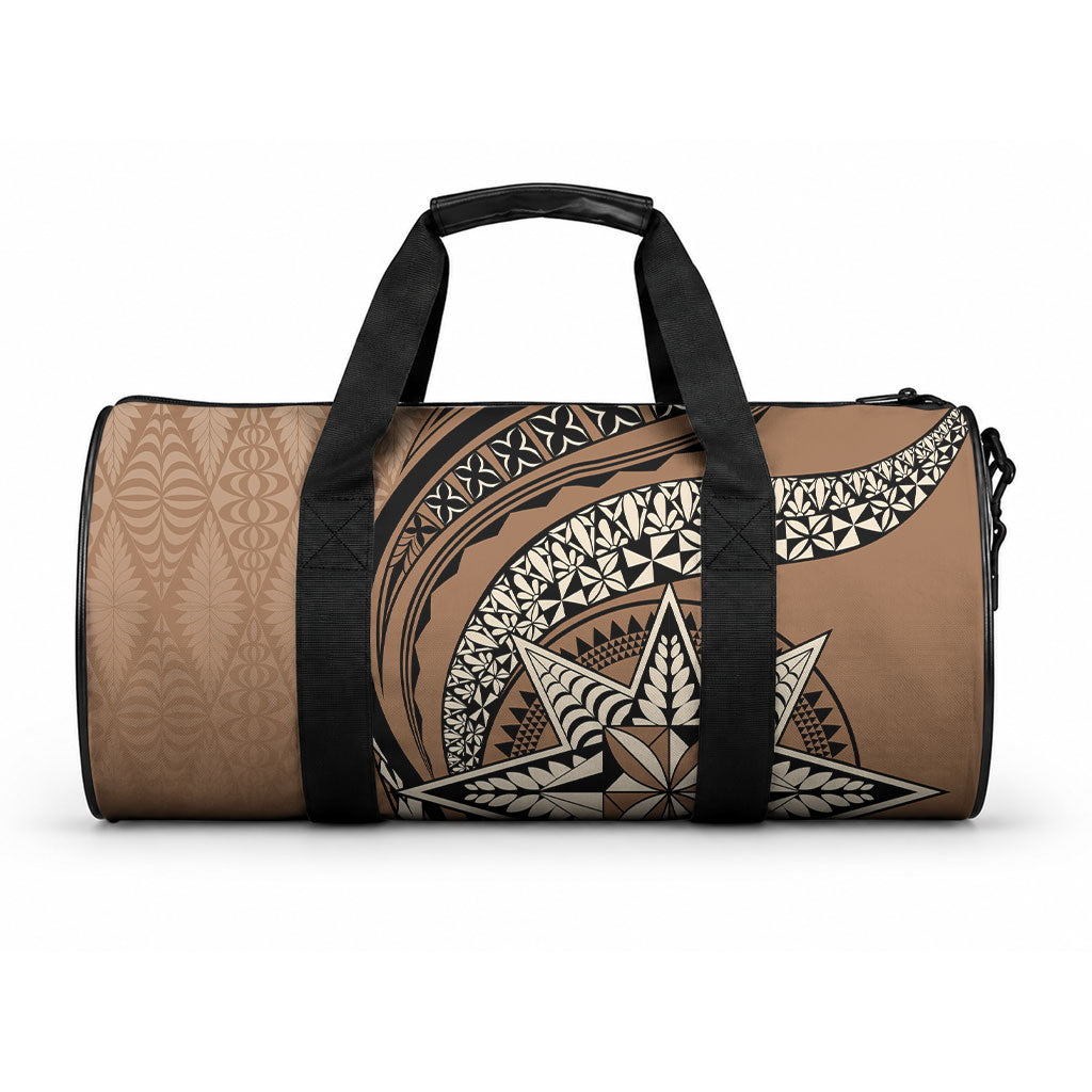Tonga Ngatu Duffle Bag Tokelau Classic Motifs