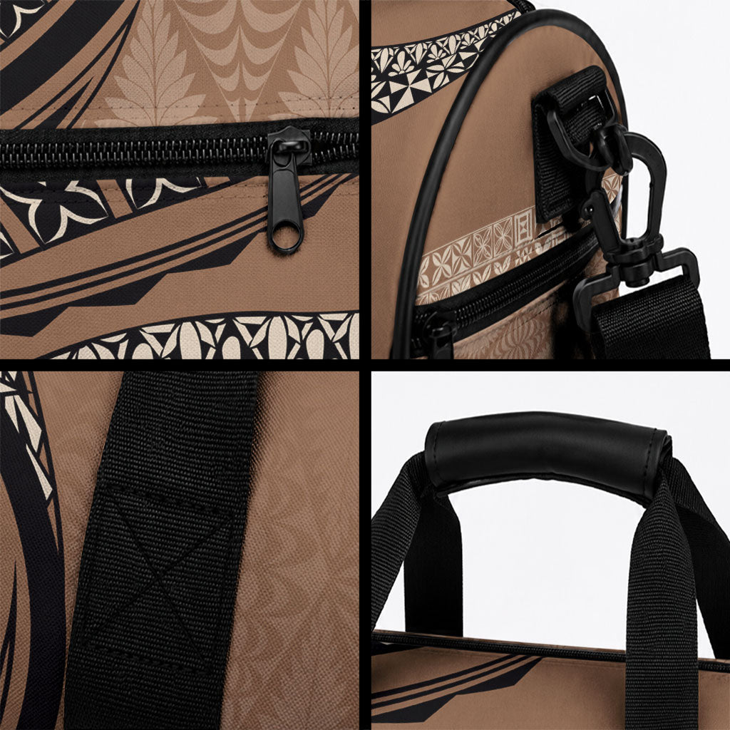 Tonga Ngatu Duffle Bag Tokelau Classic Motifs