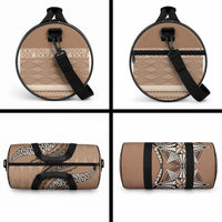 Tonga Ngatu Duffle Bag Tokelau Classic Motifs