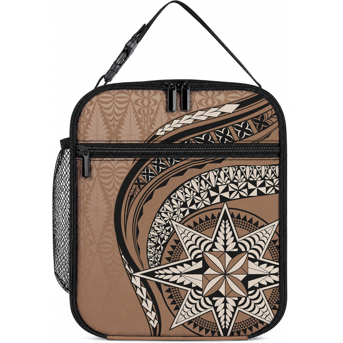 Tonga Ngatu Lunch Bag Tokelau Classic Motifs