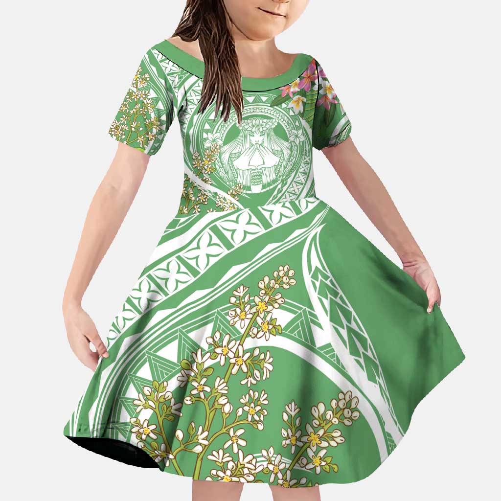 Aloha Molokai Island Family Matching Long Sleeve Bodycon Dress and Hawaiian Shirt Hawaii Pua Kukui