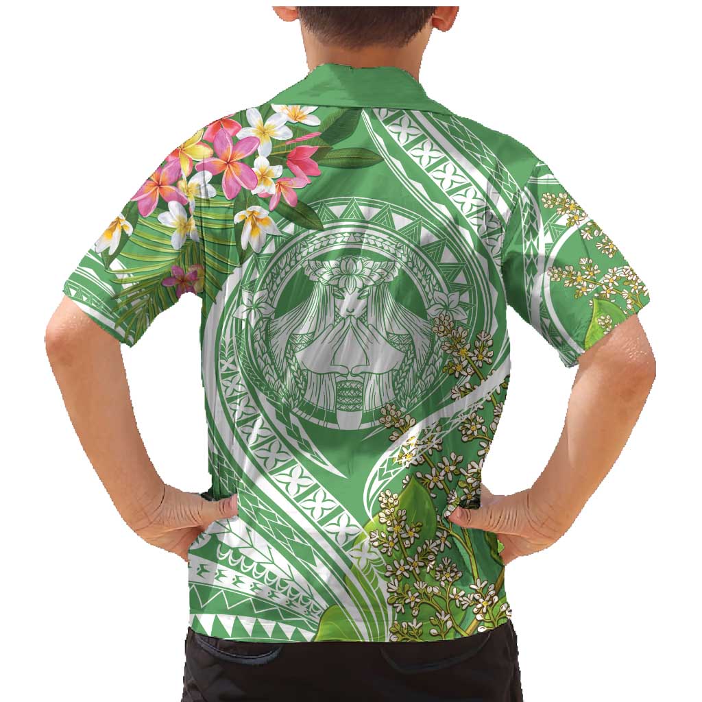 Aloha Molokai Island Family Matching Mermaid Dress and Hawaiian Shirt Hawaii Pua Kukui