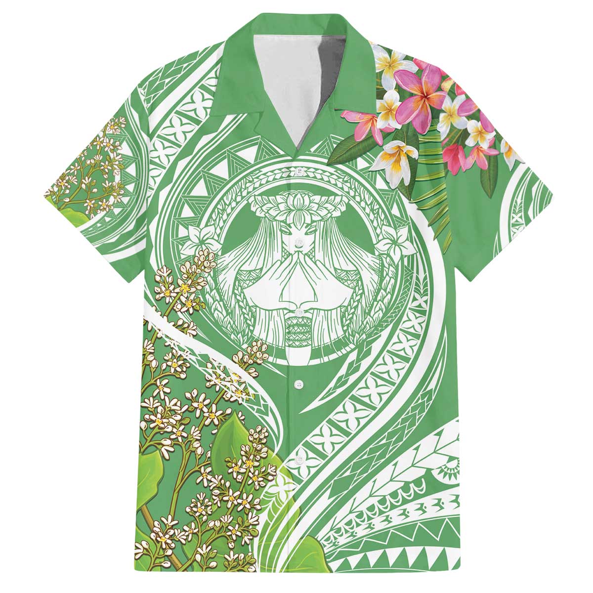 Aloha Molokai Island Family Matching Off The Shoulder Long Sleeve Dress and Hawaiian Shirt Hawaii Pua Kukui