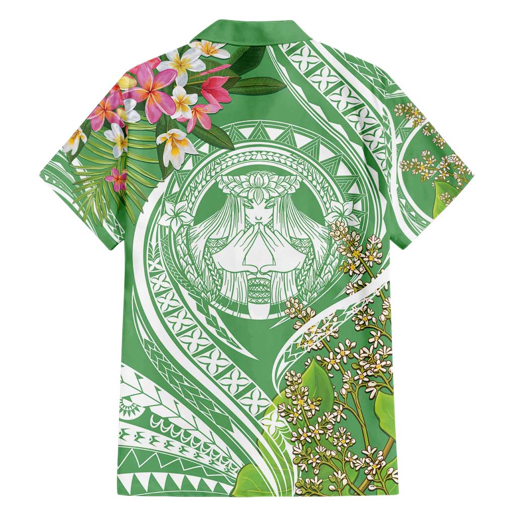 Aloha Molokai Island Family Matching Short Sleeve Bodycon Dress and Hawaiian Shirt Hawaii Pua Kukui