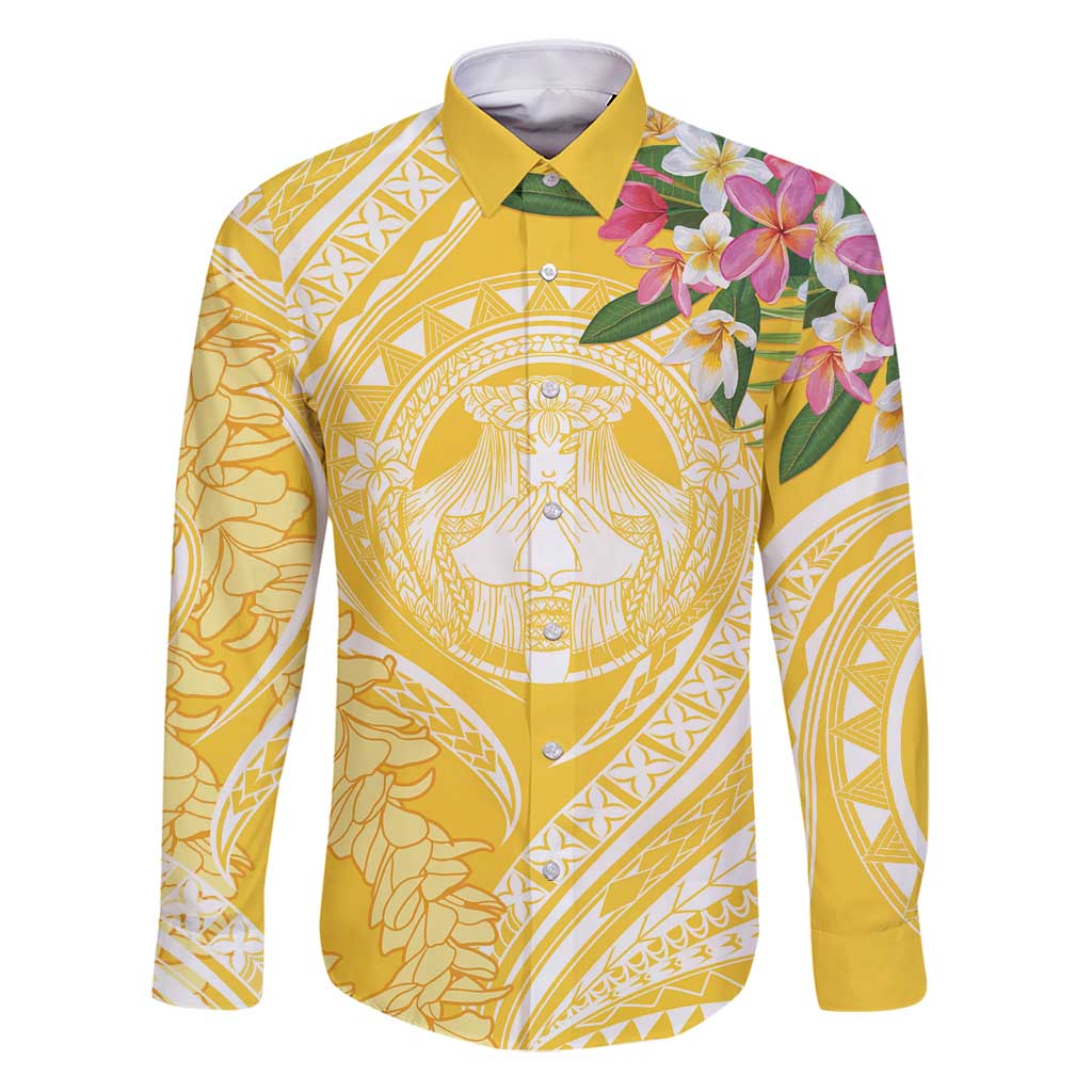 Aloha Hawaii Oahu Family Matching Puletasi and Hawaiian Shirt Wahine with Ilima Lei