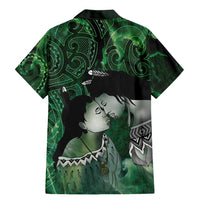 New Zealand Aroha Koe Mama Family Matching Mermaid Dress and Hawaiian Shirt Maori Hongi - Pounamu LT7 - Polynesian Pride