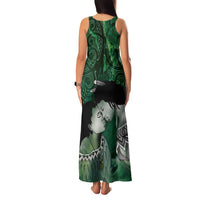 New Zealand Aroha Koe Mama Family Matching Tank Maxi Dress and Hawaiian Shirt Maori Hongi - Pounamu LT7 - Polynesian Pride