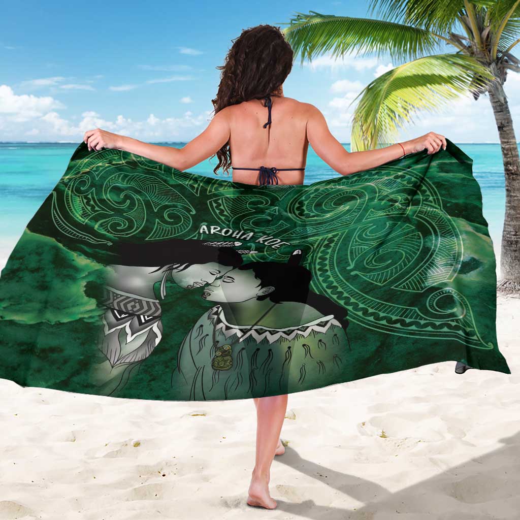 New Zealand Aroha Koe Mama Sarong Maori Hongi - Pounamu LT7 - Polynesian Pride