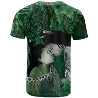 New Zealand Aroha Koe Mama T Shirt Maori Hongi - Pounamu LT7 - Polynesian Pride