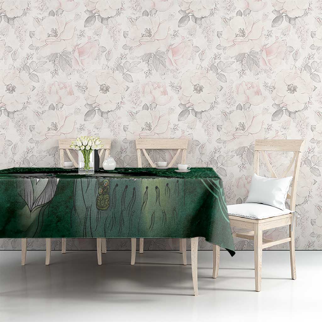 New Zealand Aroha Koe Mama Tablecloth Maori Hongi - Pounamu