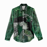 New Zealand Aroha Koe Mama Women Casual Shirt Maori Hongi - Pounamu LT7 - Polynesian Pride