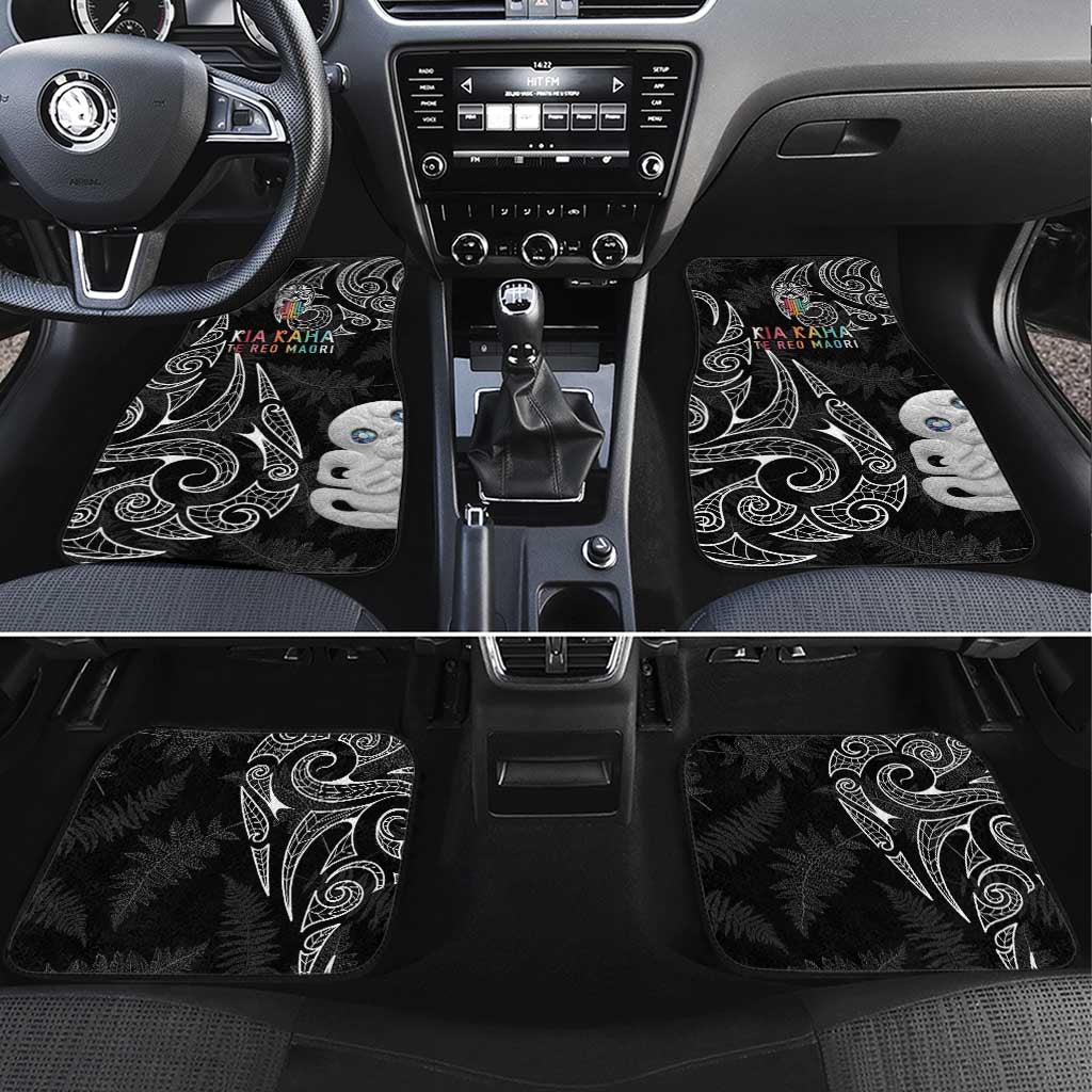 Kia Hara Te reo Maori Car Mats Manaia Moko Pattern