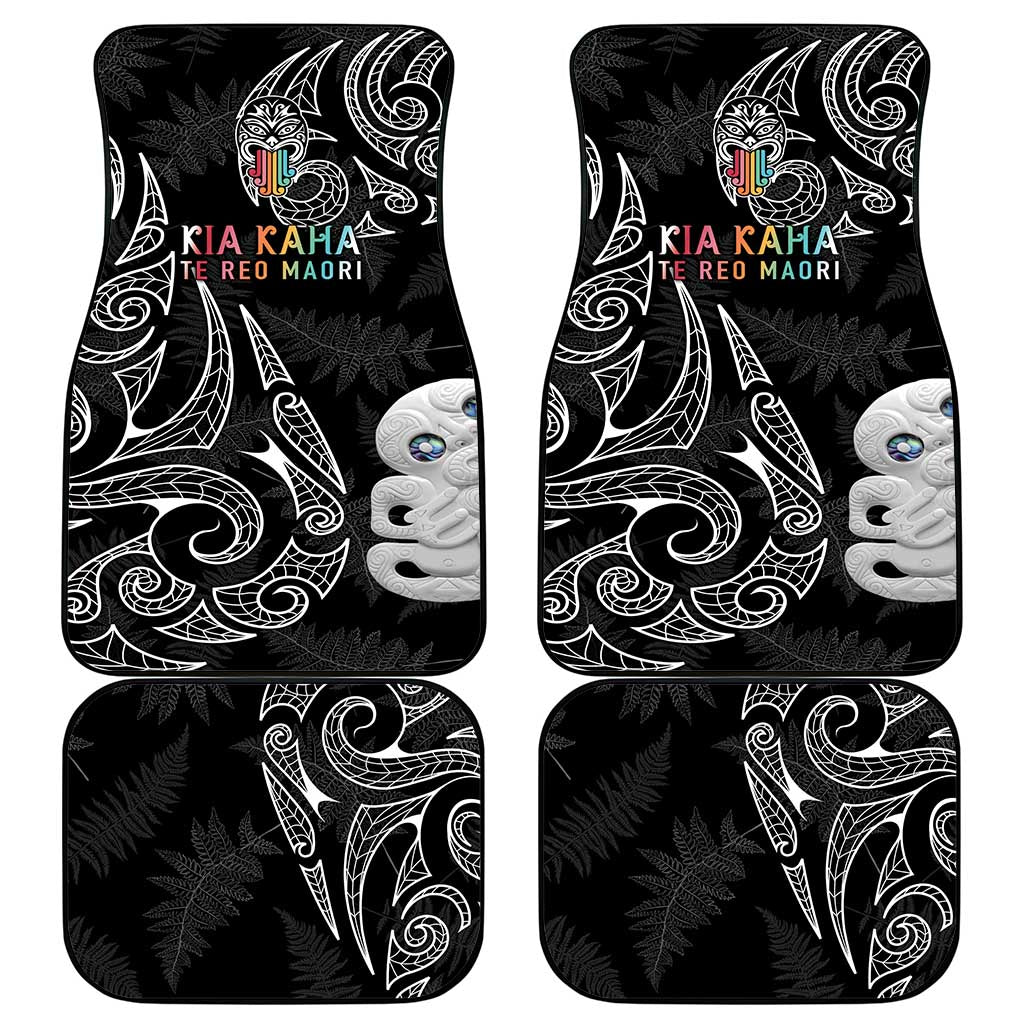 Kia Hara Te reo Maori Car Mats Manaia Moko Pattern