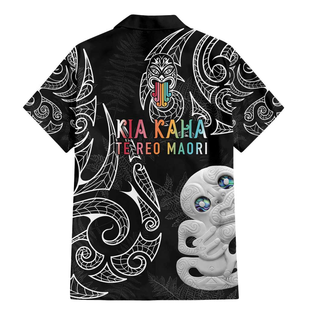 Kia Hara Te reo Maori Family Matching Mermaid Dress and Hawaiian Shirt Manaia Moko Pattern