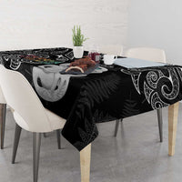 Kia Hara Te reo Maori Tablecloth Manaia Moko Pattern