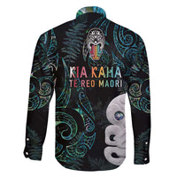 Kia Hara Te reo Maori Family Matching Mermaid Dress and Hawaiian Shirt Manaia Moko Mix Paua Shell