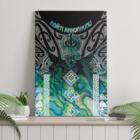 Aotearoa Maori Iwi Heritage Canvas Wall Art Ngati Kahungunu Paua Shell Turquoise LT7 - Polynesian Pride