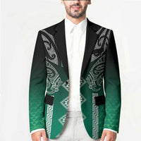 Aotearoa Maori Iwi Heritage Blazer Ngai Tahu Pounamu Green LT7 - Polynesian Pride