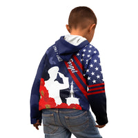 Pearl Harbor Remembrance Day Kid Hoodie Poppy Mix Style LT7 - Polynesian Pride