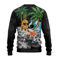 Tropical Christmas Polynesian Ugly Christmas Sweater Funny Surfing Pineapple LT7 - Polynesian Pride