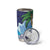 Tropical Christmas Polynesian Tumbler Cup Funny Surfing Pineapple Blue