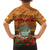 Niue ANZAC Day Personalised Family Matching Off Shoulder Long Sleeve Dress and Hawaiian Shirt with Poppy Field LT9 - Polynesian Pride