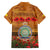 Niue ANZAC Day Personalised Family Matching Summer Maxi Dress and Hawaiian Shirt with Poppy Field LT9 - Polynesian Pride