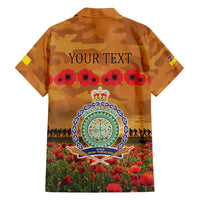 Niue ANZAC Day Personalised Hawaiian Shirt with Poppy Field LT9 - Polynesian Pride