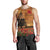 Norfolk Island ANZAC Day Personalised Men Tank Top with Poppy Field LT9 - Polynesian Pride