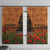 Norfolk Island ANZAC Day Personalised Window Curtain with Poppy Field LT9 With Hooks Art - Polynesian Pride