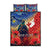 Tonga ANZAC Day Personalised Quilt Bed Set Soldier Te Tau Manatui Kinautolu with Poppy Field LT9 - Polynesian Pride