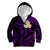Polynesian Hawaii Kid Hoodie Molokai Islands with Pacific Plumeria Purple Vibe LT9 Zip Hoodie Purple - Polynesian Pride