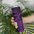 Hawaii Molokaʻi Islands Pacific Plumeria Skinny Tumbler Purple Polynesian Tattoo