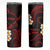 Hawaii Molokaʻi Islands Pacific Plumeria Skinny Tumbler Red Polynesian Tattoo