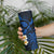 Hawaii Lanaʻi Islands Pacific Plumeria Skinny Tumbler Blue Polynesian Tattoo